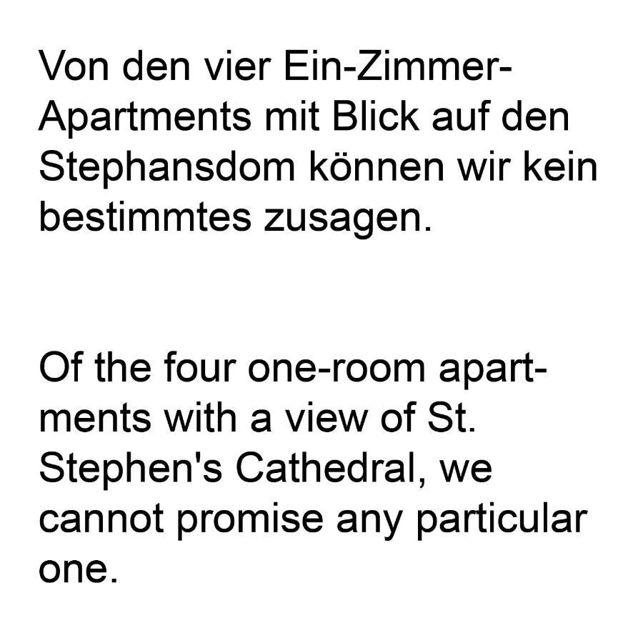 Pension Sacher - Apartments Am Stephansplatz 维也纳 外观 照片